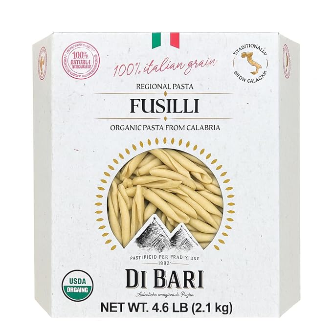 Pasta Italiana Organic Italian Pasta Gift Box - 5 Gourmet Artisan Varieties Made in Italy Premium Gift Set with Elegant Packaging