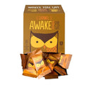 AWAKE Caffeinated Chocolate Bites Caramel Chocolate Energy Snack 1 Bite Equals 1/2 Cup of Coffee 50 Bites