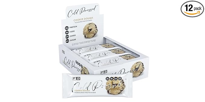 Fibre Boost Cold Pressed Cookie Dough flavoured Protein Bar