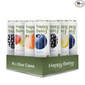 Happy Being White Tea Variety Pack – Blueberry Blackberry Peach Raspberry Lemon Antioxidant &amp Polyphenol Rich Infused with Turmeric Elderberry Caffeine Free Plant-Based Low Sugar &amp Lo