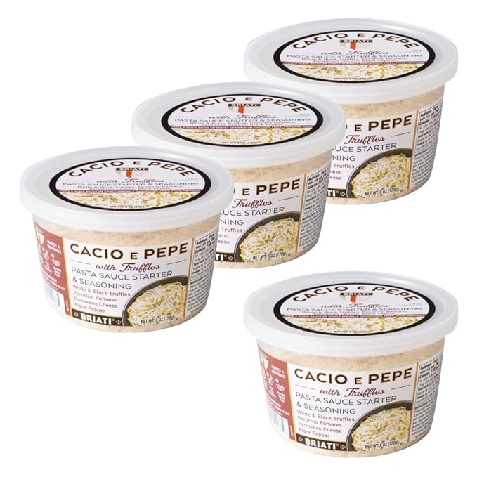 Briati Cacio E Pepe Pasta Sauce With Truffle 6 oz 4 Pack