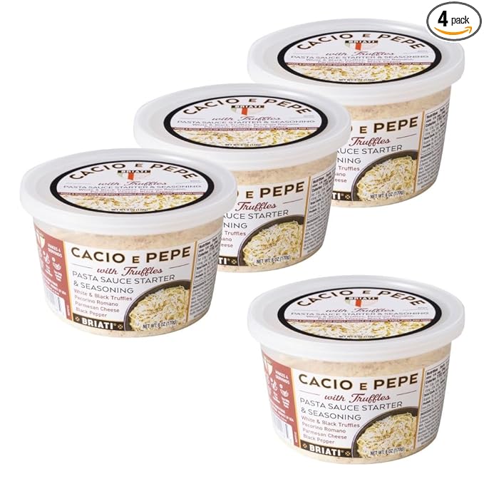 Briati Cacio E Pepe Pasta Sauce With Truffle 6 oz 4 Pack