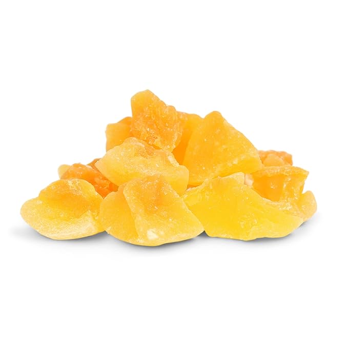 Dried Cantaloupe Chunks by It’s Delish 1 lb Bulk Bag | Best For Snacking Baking Cooking Nutritious and Healthy Snack High in Fiber | Tropical Melon Candied Dried Fruit Low Sugar | Vegan &amp Kos