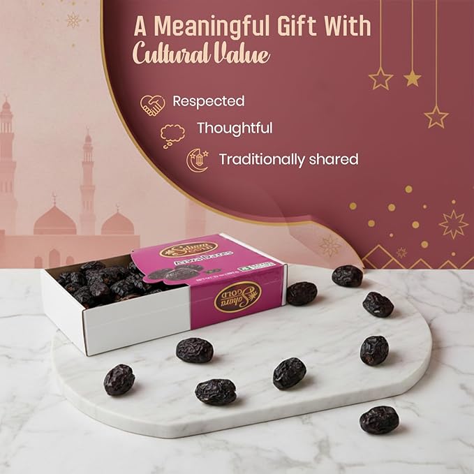 Sahara Gold Ajwa Dates - Authentic Saudi Grown from Al- Madinah - NON-GMO &amp Gluten Free Fiber Rich Healthy Snacks - Naturally Mildly Sweet - Bulk Pack Non-Pitted Dates - For Ramadan &amp Snacking
