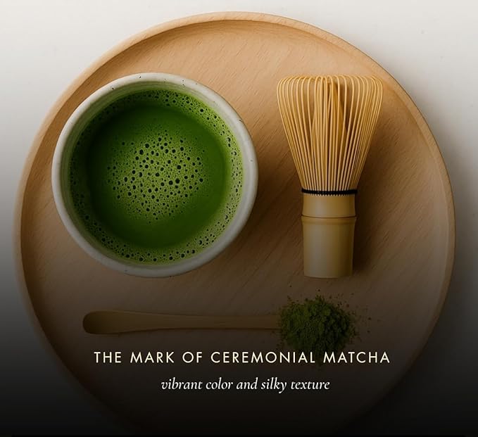 Nippon Matcha – Organic Premium Ceremonial Grade Japanese Matcha Green Tea Powder – First Harvest from Uji Kyoto – USDA Certified Stone-Ground Smooth &amp Vibrant (100g/3.53oz)