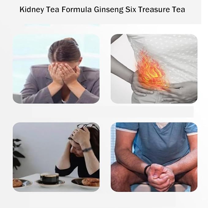 Ginseng &amp Mulberry Herbal TeaGinseng Five Treasures Tea Kidney Formula Six Treasure Teas Wolfberry Mulberry Herbal Goji Berry Red Date Teas Formula Traditional Chinese Blend (20bags)