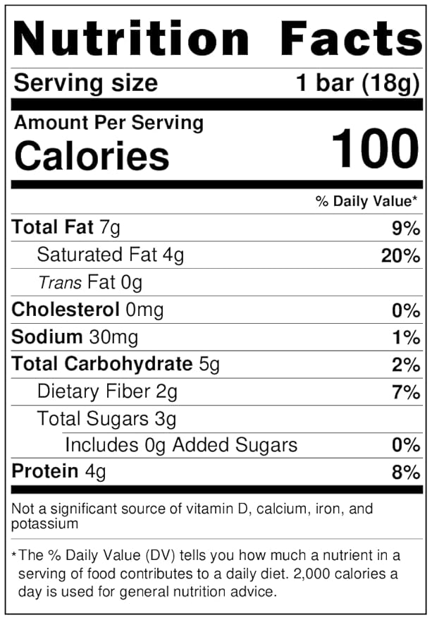 Mammoth Bar Macadamia Coconut Mini Bar - Mini Organic Snack Bar Packed with 4g Protein. Made with Premium Macadamia Nuts &amp Egg White Protein. Paleo • Gluten Free • GMO Free • Raw - 16 Mini Bars