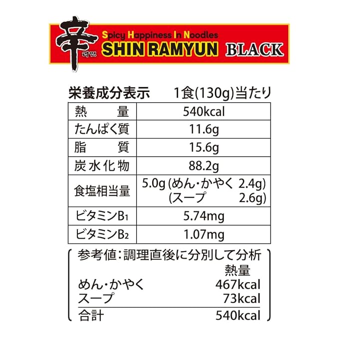 Noshin Shin Ramen Black Bag 3 meals P