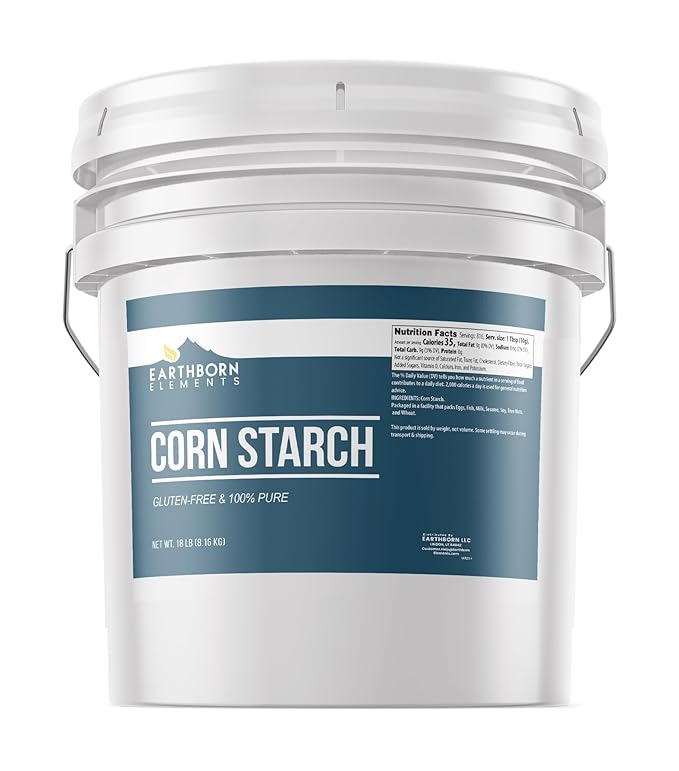 Earthborn Elements Corn Starch (3.5 Gallon) Thickener For Sauces Soup &amp Gravy