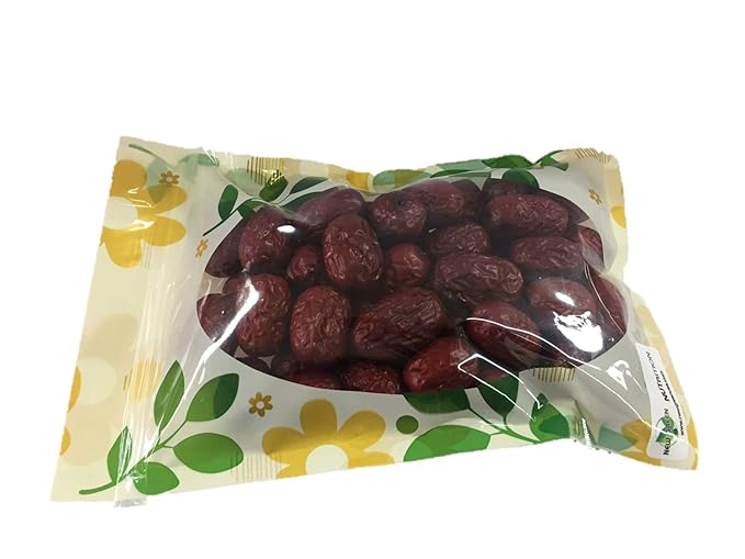 HerbsGreen Hand Selected Jujube Chinese Red Dates Large Size (2lbs.)