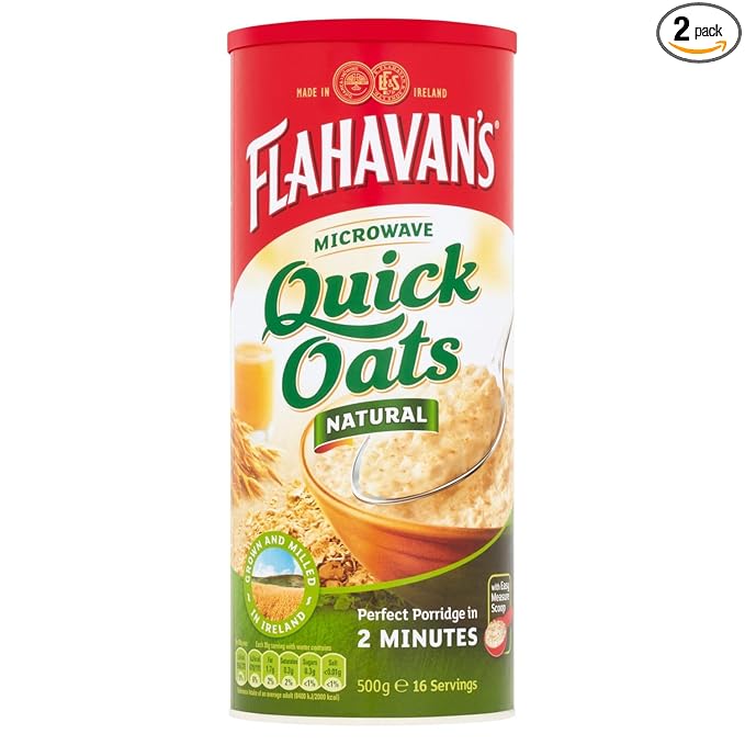 Flahavan's Microwaveable Quick Oats (500g) - Pack of 2