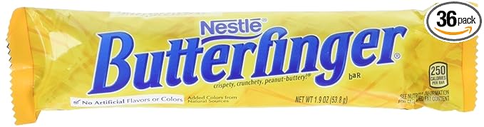 Butterfinger Chocolate Bar 2.1 oz (Pack of 36)