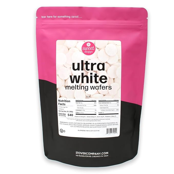 Sweet Shoppe Ultra White Melting Wafers 2 pounds