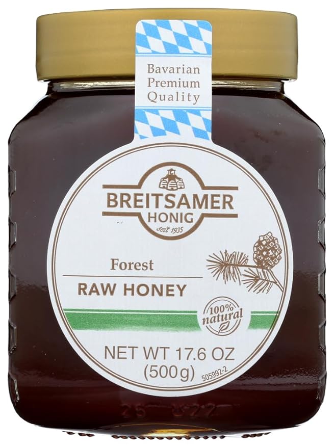 Breitsamer Honig Forest Raw Honey 17.6 oz - PACK OF 2