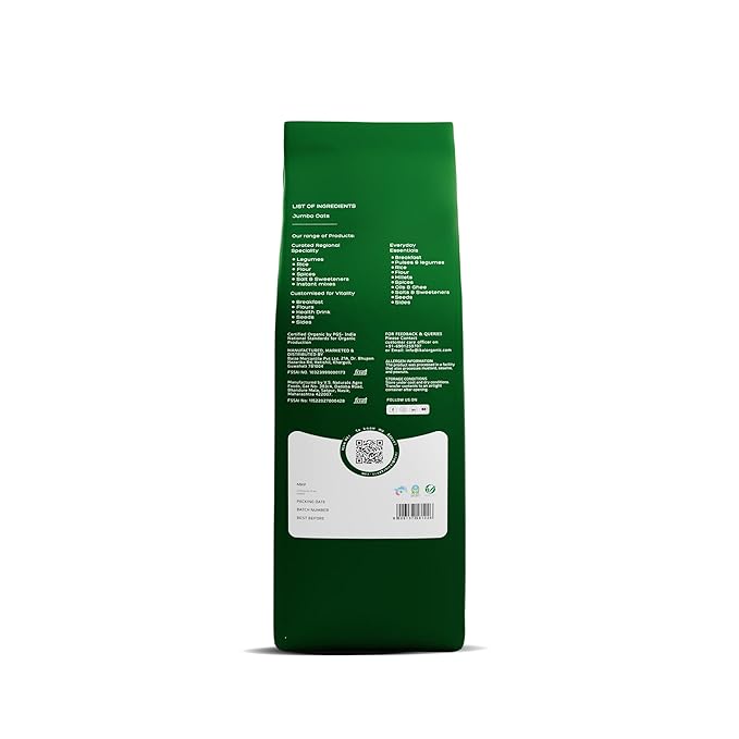 IKAI Organic Natural Jumbo Oats 500g
