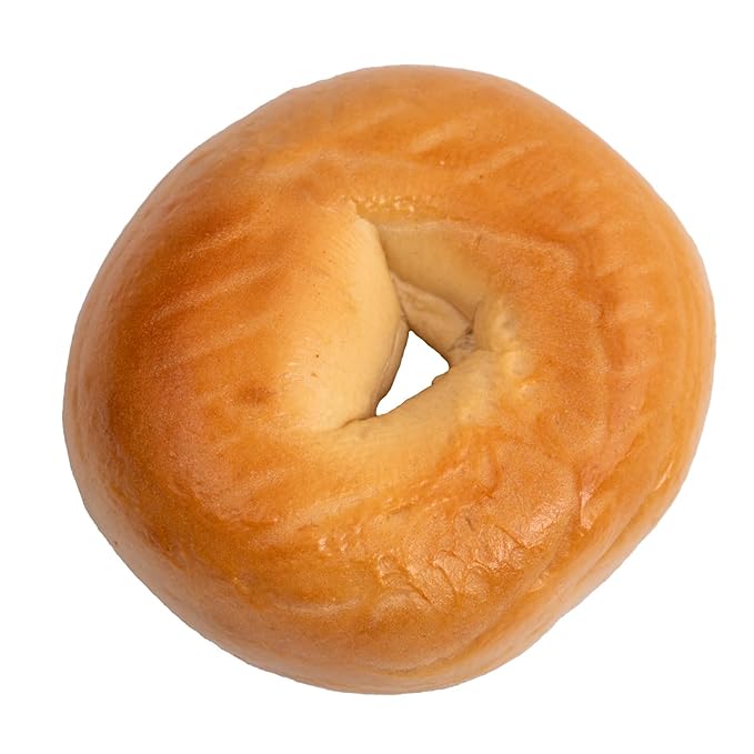 Just Bagels Plain Bagels - 8 Packs Of 6 Bagels Per Pack - 48 Total Non-GMO