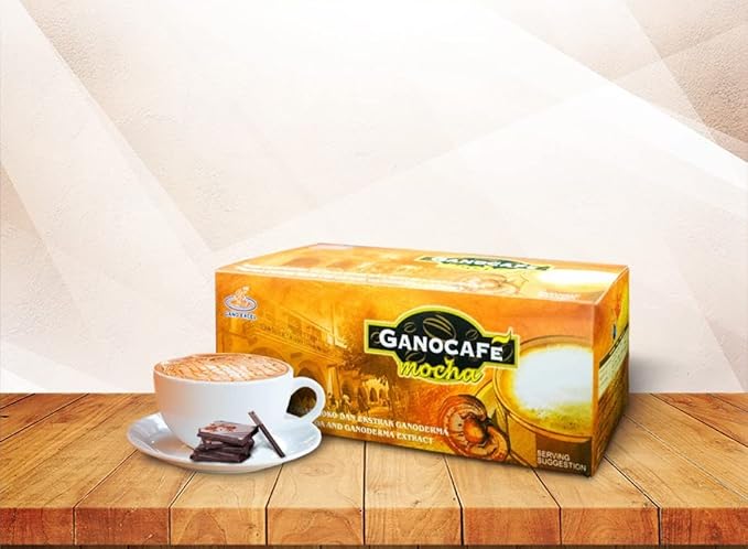 Value buy Gano Excel Mocha Coffee Ganoderma Lucidum Extract (1 Box = 15 sachets) (3x15)