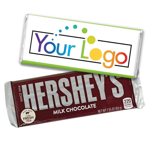 50 Pcs Personalized Candy Promotional Products Add Your Logo Chocolate Bars - Kiwi Green