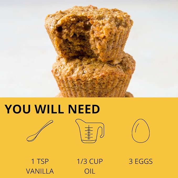 Keto Best Sellers - Chocolate Brownie Mix Carrot Cake &amp Muffin Mix Butter Pecan Cookie Mix Corn Free Bread Mix