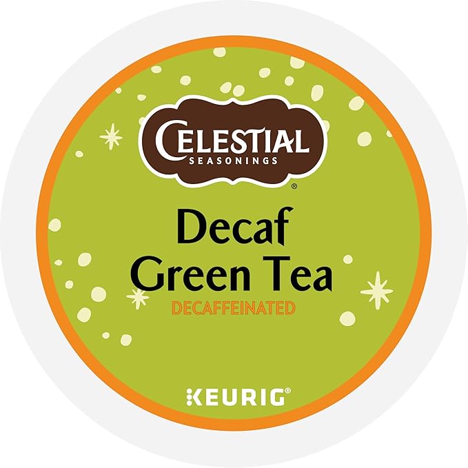 Celestial Seasonings Decaf Green Tea Single-Serve Keurig K-Cup Pods 96 Count