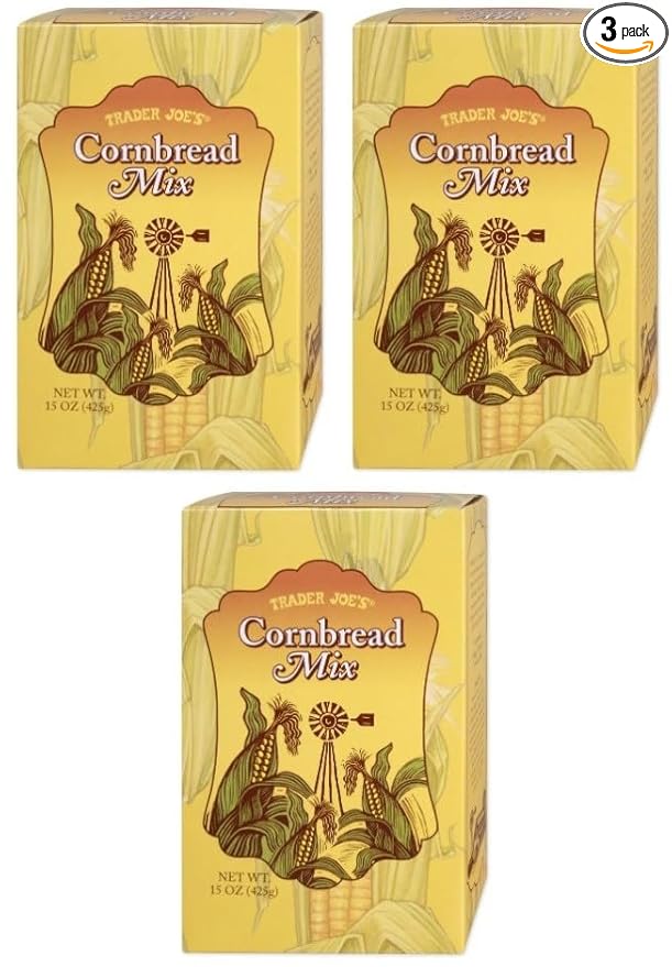 Cornbread Mix by Trader Joes - 15 Oz Box - Pack of 3