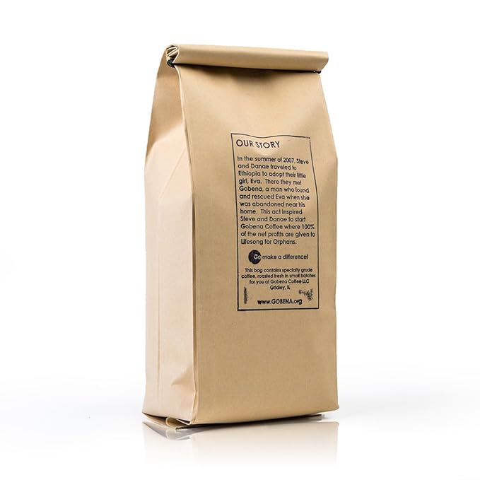Gobena Coffee 2lb Go-Blend Ground Fresh Roasted Dark Roast 100% Arabica Specialty Coffee 32 ounces 2 pounds Bulk