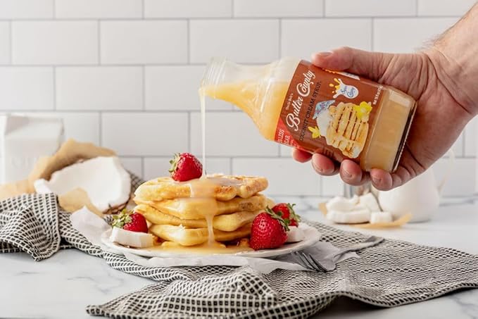 Butter Country Buttermilk Syrup 2-flavor pack: Coconut Cream and Maple | 16 Oz each