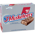 3 MUSKETEERS Milk Chocolate Candy Bars - Full Size Chocolate Bars 3.28 oz Candy Bar (Pack of 24) Bulk Box