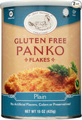 CheffJeff Nathan Creations Gourmet Panko Plain Gluten Free 15 Ounce (2 Pack)