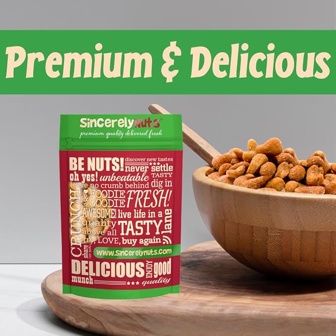Sincerely Nuts – Honey Roasted Cashews | Two Lb. Bag | Deluxe Kosher Snack Food | Healthy Source of Protein &amp Nutritional Content | Gourmet Quality Cashew Nut