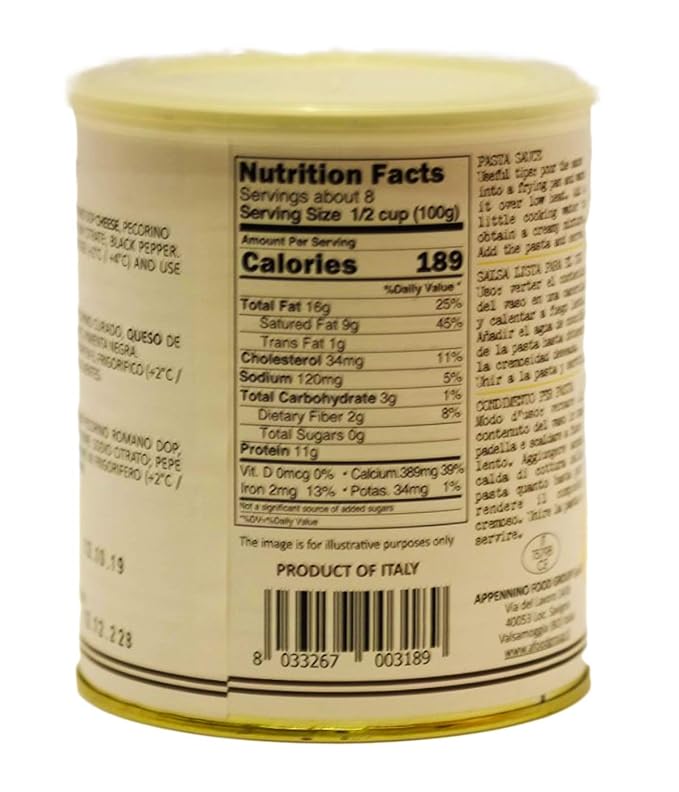 AMERIGO | Cacio e Pepe Traditional Italian Pasta Sauce | 28.2 oz (800g)