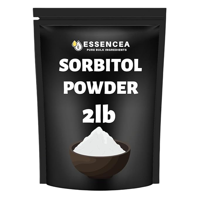 Sorbitol Powder 2lb by Essencea Pure Bulk Ingredients | Sugar-Free Sweetener | Sugar Substitute Low Calorie Sweetener | Gluten Free (32 Ounces) [Packing may vary]