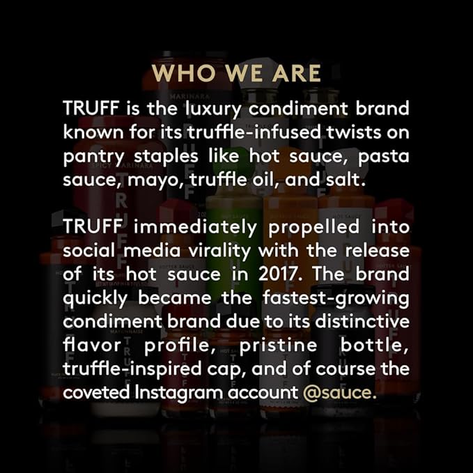 TRUFF White Truffle Oil - White Truffle Infused Olive Oil - Gourmet Dressing Seasoning Marinade or Drizzle Non-GMO Gluten-Free 5.6 fl.oz