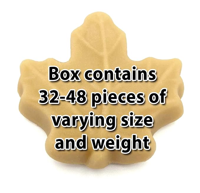 Nova Maple Candy - Pure Maple Syrup Sugar Leaf Candy (16 Ounces (1 Pound))