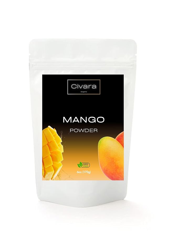 Civara Organic Fruit Powder Trio – 3-Pack (6oz Each) | 100% Natural No Sugar No Additives | USDA Organic Vegan Gluten-Free | Perfect for Smoothies Drinks &amp Baking – Choose Your Flavors (7. Pe