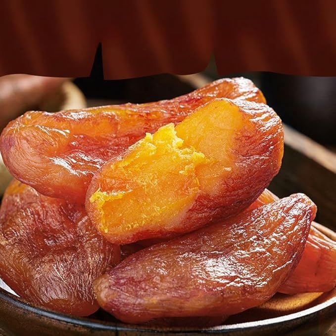 Crispy Fried Dried Sweet Potato (250/g bags) 100% Natural Convenient BreakfastDessertsSweetCandied FruitsDried fruitsSnack FoodsDelicious Chinese snack gifts (3bags)