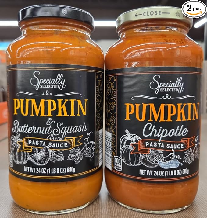 Specially Selected Pumpkin Butternut Squash &amp Chipotle Pasta Sauce 24oz 680g (Two Jars)