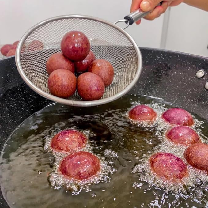 เชฟจ๋า Thai Sweet Potato Ball Mix – Traditional Street Food Flour Blend for Crispy and Chewy Fried Snacks – Easy Preparation – 125g