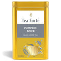 Tea Forte Pumpkin Spice Premium Loose Leaf Caffeinated Black Tea Blend Canister Makes 35-50 Cups