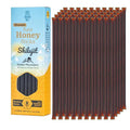 50-pack Siberian Wild Meadow Flowers Honey Sticks with Shilajit 8% Raw Siberia Meadow Flower Honey Golden Mountains Snack