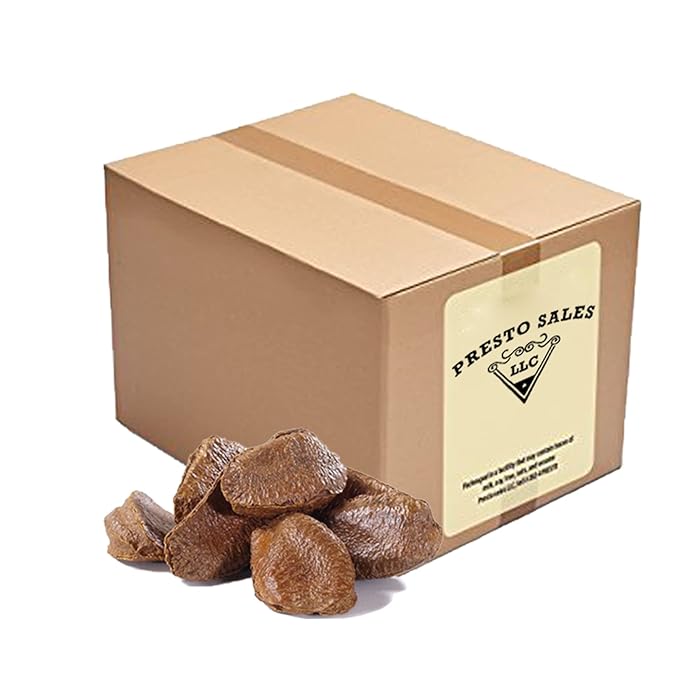 Brazil Nuts In shell Polished Large 160 oz. Raw Brazil Origin KETO Vegan Non-GMO And Natural Whole Superior High-Protein &amp Easy to Crack Packed in a convenient Box/Bag of 10 lbs. by Pres
