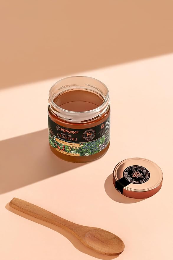 Organic Wildflower Honey TA14 300g - Pure Anatolian Honey from Diverse Flora