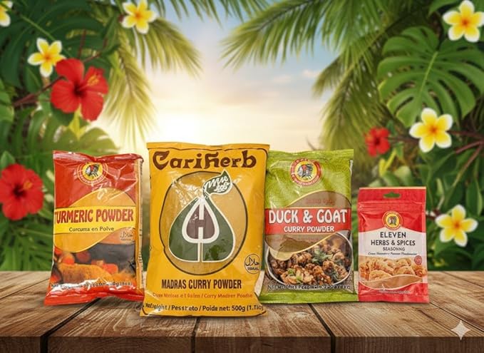 Caribbean Spice Essentials Pack – Authentic Trinidad-Inspired Seasoning Collection