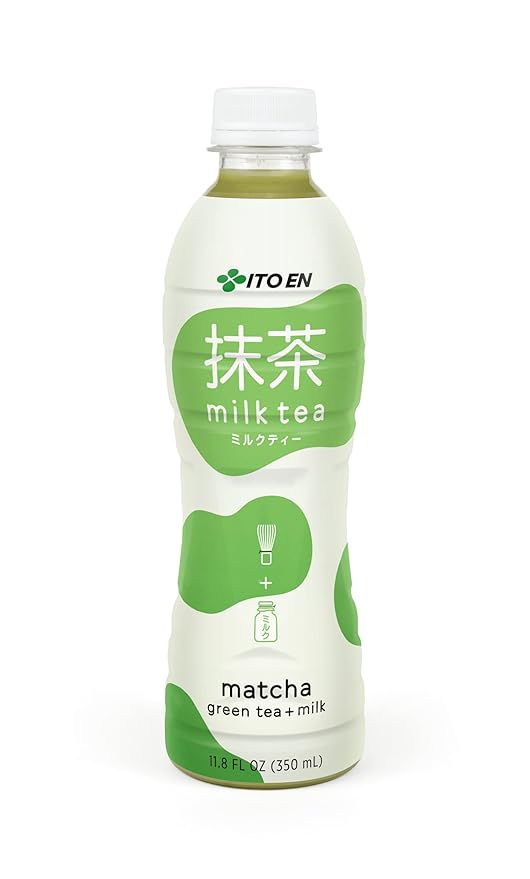 Ito En Matcha Milk Tea Sweetened 11.8 Ounce (Pack of 12)