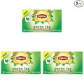Lipton Honey Ginger Green Tea Bags Flavored Unsweetened Teabags for Hot Tea or Iced Tea with Caffeine and Flavonoids 20 Total Tea Bags (Pack of 3)