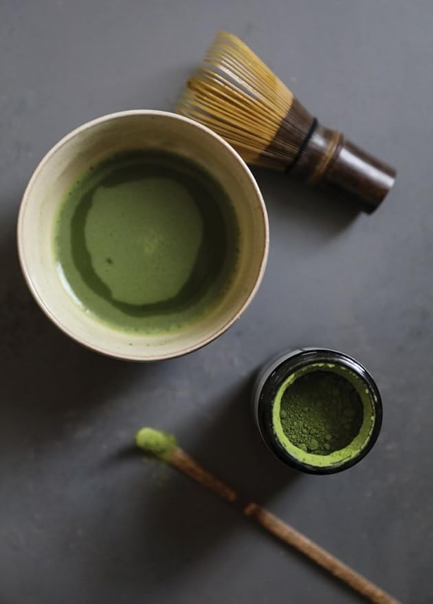 Terrasoul Superfoods Organic Matcha Green Tea (Ceremonial Grade in Miron Glass) 2.12 ounces (60g)