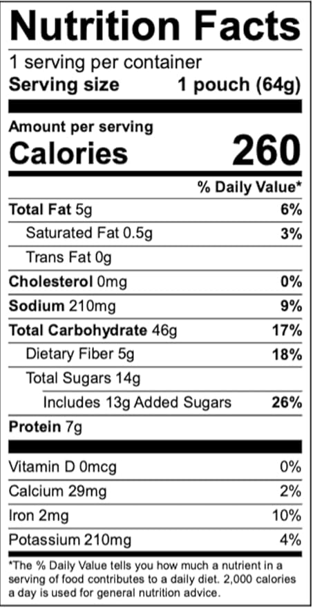 Generic A.nthem Oatmeal Peach Cranberry 11.25 oz (Pack of 6)