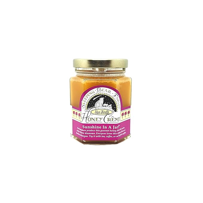 Star Thistle Honey Creme 8 oz. Jar - Case of 12