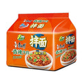 Chinese food Instant noodles 康师傅 方便面 干拌面 香辣面132g*5包 拌面煮面 袋装 五连包