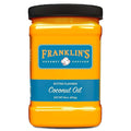 Franklin’s Gourmet Popcorn Butter Flavored Coconut Oil - 30 oz- Zero Trans Fat - Vegan &amp Gluten Free Movie Theater Popcorn Butter Oil